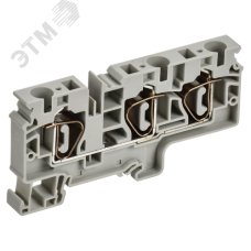 ARMAFIX Клемма пружинная CX10-3 10мм2 трехконтактная серая IEK