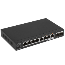 Коммутатор/ Tenda TEM2010X Коммутатор неуправляемый, 10 портов, RJ-45 8х2,5 Гбит/с, SFP+ 2х10 Гбит/с, настольный, металлический корпус