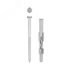 Дюбель фасадный, нейлон/цинк 10 x 120 мм, 50 шт ФД-П