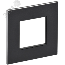 SKANDY Рамка 1-местная SK-F31Bl металл черный IEK