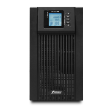 ИБП POWERMAN Online 3000, LCD, двойного преобразования, 3000ВА, 2700Вт, 3 евророзетки с резервным питанием, USB, RS232, слот SNMP, разъем EPO, батарея 12В 9Ач 6 шт., 285 х 445 х 570 мм., 28.6 кг./ UPS POWERMAN Online 3000, LCD, dual conversion, 3000VA, 27