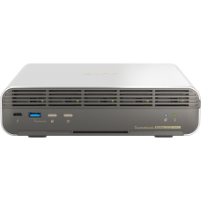 Сетевое хранилище без дисков/ SMB QNAP TBS-h574TX-i5-16G 5-bay E1.S or M.2 2280 PCIe NVMe, Intel Core i5-1340PE 12C(4P+8E)/16T up to 4.50GHz, 16 GB RAM, 1 x 10 GBASE-T, 2xUSB 3.2 Gen 1 port, 1xUSB 2.0 port, HDMI Output