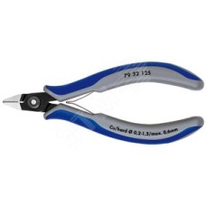 Прецизионные кусачки боковые для электроники вороненые 125 мм