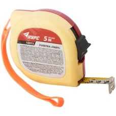 Рулетка пластиковая 2-х цветная ''Лайт'' 5 м x 16 мм