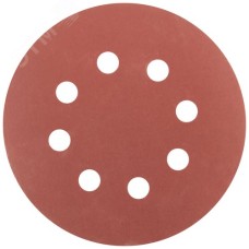 Круги шлифовальные с отверстиями (липучка), алюминий-оксидные, 125 мм, 5 шт Р 1000 гибкая -14А