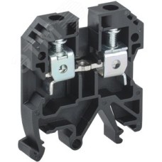 Клемма винтовая КВИ-6мм2 черная