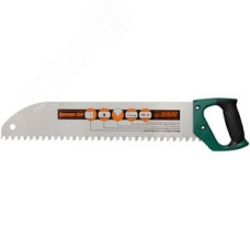 Ножовка по пенобетону ''Дельта''(Премиум), закругленное полотно, усиленный зуб, шаг 16 мм, 550 мм