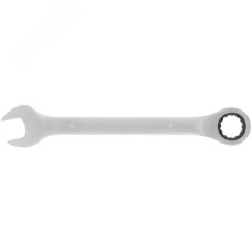 Ключ комбинированный трещоточный, CrV реверсивный механизм 19 мм