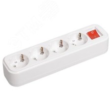 Розетка переносная разборная выключатель К04В 4 места CLASSIC