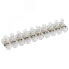 Зажим винтовой концевой изолированный КЗВИ 4.0мм2 10x1