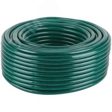 Шланг поливочный трехслойный армированный, зеленый 1/2''x1.8 ммx50 м