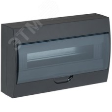 Щит распределительный навесной ЩРн-П-18 пластиковый черный IP41 LIGHT