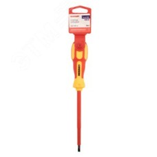 Отвертка шлицевая диэлектрическая SL5x125 мм