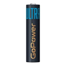 Батарейка/ Батарейка GoPower ULTRA LR03 AAA BL10 Alkaline 1.5V (10/100/800) (10 шт.)