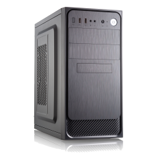 Корпус с блоком питания 450Вт./ Case Forza mATX, 450W, 2xUSB3.0, Black, w/o FAN, 12 cm fan PSU, power cord