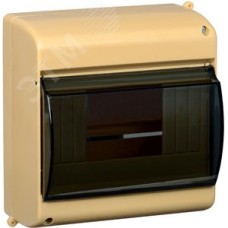 Бокс с прозрачной крышкой КМПн 2/6 для 6-х автоматических выключателей (Сосна)