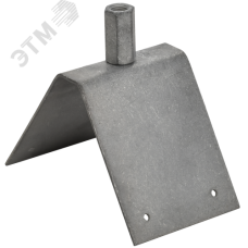 Держатель молниеприемника D=16 на угловой конек оцинкованная cталь TD IEK