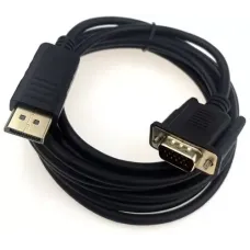 Кабель/ Кабель GoPower DisplayPort (m)-VGA (m) 1.8м ПВХ черный (1/100)