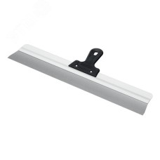 Шпатель усиленный фасадный нержавеющий, алюминиевая направляющая, 600 мм, 1к ручка