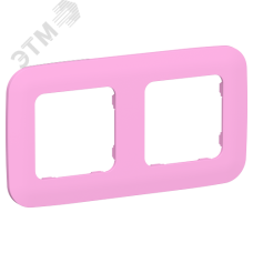 FLITE ARTISTIC Рамка 2-местная РУ-2-А-ФлПр пурпурный IEK