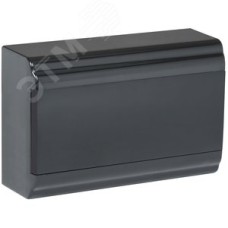 Корпус модульный пластиковый навесной ЩРН-П-12 (черный) PRIME IP41