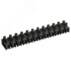 Зажим винтовой 12х25 ЗВИ-100 не поддерживает горение черный