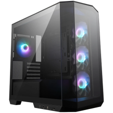 Корпус ПК без блока питания/ Case MSI MAG PANO M100R PZ, Mini-Tower, TG, 4x120mm ARGB, 1xUSB 3.2, 1xUSB 3.2 Type-C, mATX, mITX Black