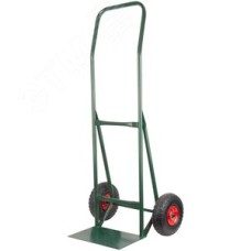 Тележка складская двухколесная, грузоподъемность 150 кг, платформа 400х250 мм