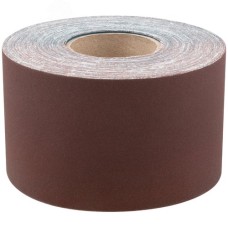 Рулон шлифовальный на тканевой основе, алюминий-оксидный абразивный слой 115 мм х 50 м, P180