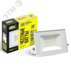 Прожектор светодиодный СДО 06-20 IP65 6500K белый