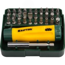 Реверсивная отвертка Mini-Box-32 с насадками 32 предм.