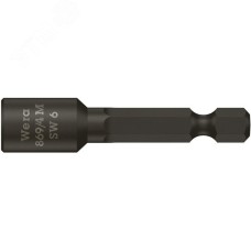Головка торцевая 869/4 M с магнитом хвостовик 1/4 E 6.3 6X50 мм