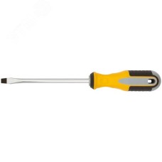 Отвертка ''Старт'', CrV сталь, прорезиненная ручка 8х150 мм SL