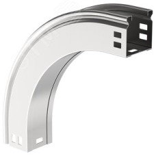 Поворот плавный 90 градусов тип В20 ESCA 50х100 мм