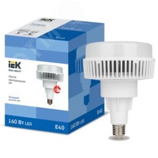 Комплект ПРОМО Лампа LED HP 160 Вт 120 град 6500К E40 (LLE-HP-160-230-65-E40) с патроном подвесным керамическим Пкр40-16-К43 (EPC30-04-01-K01)