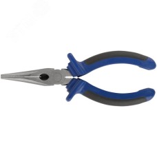 Тонконосы ''Один'' двухцветные обрезиненные ручки, полированная сталь 160 мм