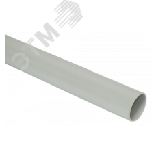 Труба гладкая жесткая ПВХ d=20 серая 2м (50м/компл)