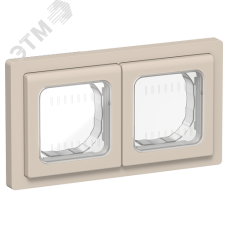 FLITE Рамка 2-местная IP55 Рпро-2-55-ФлЛ льняной IEK