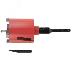 Коронка кольцевая по бетону алмазная безударная в сборе 72 мм