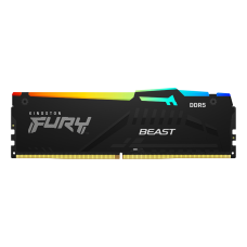 Память оперативная/ Kingston 32GB 5200MT/s DDR5 CL40 DIMM FURY Beast RGB