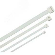 Хомут морозостойкий Хкм 2.5х100мм белый (100шт)