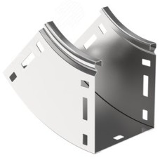 Поворот плавный 45 градусов тип В10 ESCA 80х80 мм