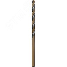 Сверло по металлу COBALT 3.3х65мм, HSS-Co(8%) , сталь М42(S2-10-1-8)