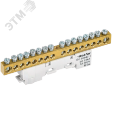 TEKFOR Шина L фаза неизолированная на универсальном держателе 8х12-16-Ср IEK