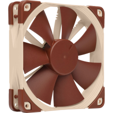 Кулер для корпуса/ Case Cooler Noctua NF-F12 5V PWM (120x120x25mm, 4-pin PWM, 54.97CFM, 22.4dBA, 1500RPM, Beige/Brown)