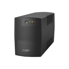 Башенный линейно-интерактивный ИБП/ ИБП CBR [UPS-TWP-101EJ-650] 650VA/390W, Schuko CEE 7 x2 outlets, LED, USB Type-B, RJ11/45 AVR, SEC, 12V/7Ah