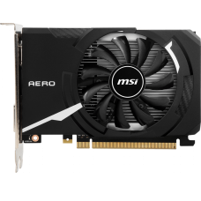 Видеокарта/ VGA MSI NVIDIA GeForce GT 1030 AERO ITX 2GD4 OC 2GB, DDR4/64-bit, PCIe 3.0, 1xDVI-D, 1xHDMI 2.0, 2-slot
