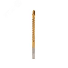 Сверло-фреза по металлу 5 мм, HSS, титан, цилиндрический хвостовик