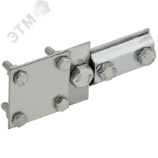 Зажим соединительный контрольный пруток 6-8 мм-полоса 30 мм нержавеющая сталь