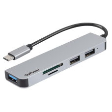 хаб/ USB-Хаб GoPower GPH5-1 3USB/MicroSD/SD Type-C (m) USB3.0 (1/100)